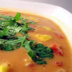 peanut and chicken soup