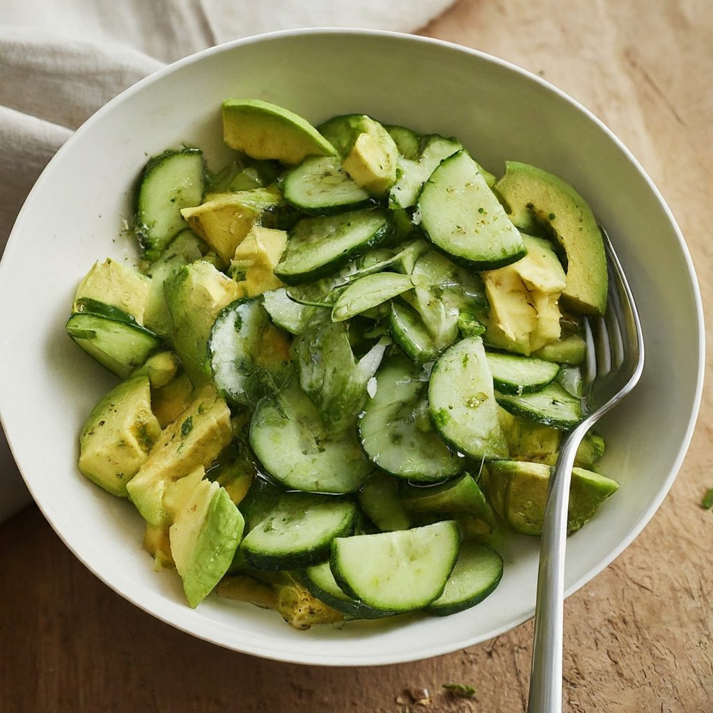 Cucumber and Avocado